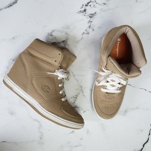 champion wedge sneakers